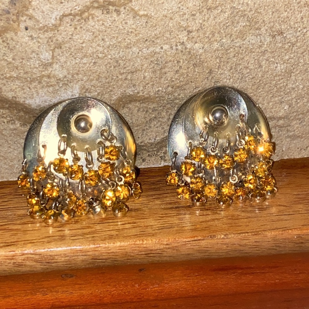 Vintage clip on earrings